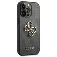 Чехол GUESS до iPhone 14 Pro, 4G Big Metal Logo, серый