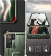 Броньований чохол для Samsung Galaxy S21 FE, Dexnor Full Body, зелений