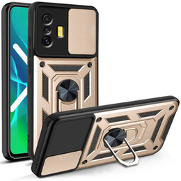 Чехол NOX Camera Slide Xiaomi Poco F4 GT, CamShield Slide, золото