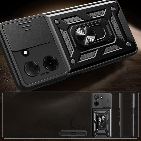 Чехол NOX Camera Slide Xiaomi Redmi A5, CamShield Slide, чёрный