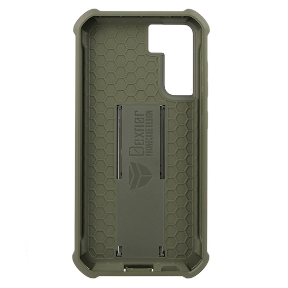 Броньований чохол для Samsung Galaxy S21 FE, Dexnor Full Body, зелений