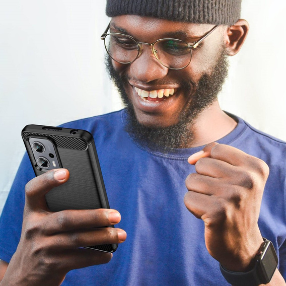Чoхол до Xiaomi Poco X4 GT 5G, Carbon, чорний