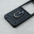 Бронированный Чехол до Samsung Galaxy Z Flip5 5G, Nox Case Ring, чёрный