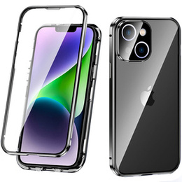Чохол для iPhone 14 Plus, Magnetic Dual Glass, чорний