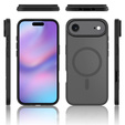 Матовий чохол для iPhone Air, для MagSafe, напівпрозорий чорний