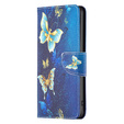 Откидной чехол для Infinix Zero 30 5G, Wallet, butterfly, синий