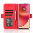 Откидной чехол для Motorola Edge 50 Fusion 5G, Card Slot, красный