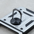 Бронированный Чехол до Samsung Galaxy Z Flip5 5G, Nox Case Ring, серебряный