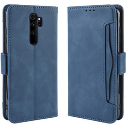 Футляр з клапаном для Xiaomi Redmi Note 8 Pro, Card Slot, темно-синій