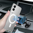 Чохол для Samsung Galaxy S25 Edge, Fusion Hybrid, для MagSafe, прозорий