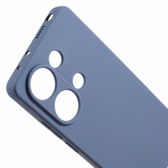 Чехол до Xiaomi Redmi Note 13 Pro 4G / Xiaomi Redmi Note 14S / Xiaomi Poco M6 Pro 4G, Silicone Lite, темно-синий