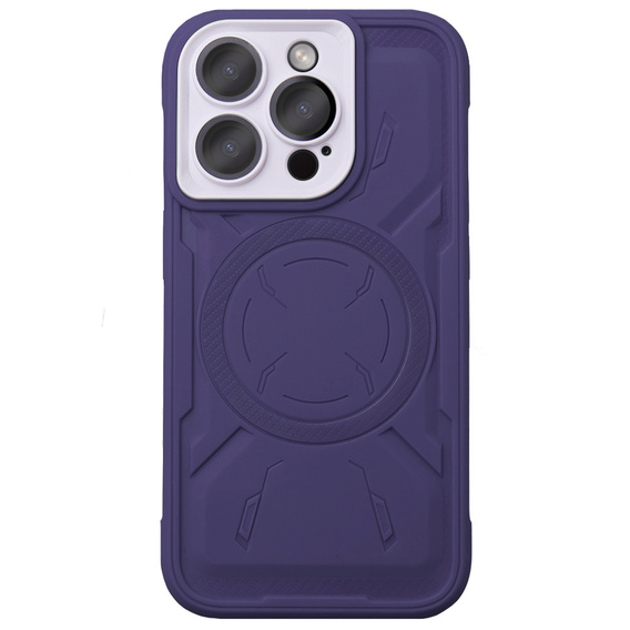 Чохол для iPhone 15 Pro, ERBORD Armor Mag, фіолетовий