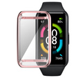 Чехол 2в1 с защитой экрана для часов Huawei Band 6/7, Pink