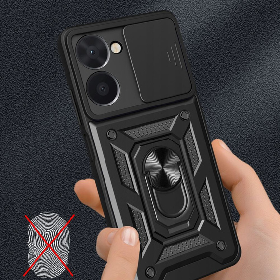 Чехол NOX Camera Slide Realme 10 4G, CamShield Slide, чёрный