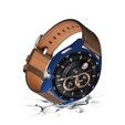 2в1 чохол та захисне скло для годинника Huawei Watch GT 3 46mm, темно-синій