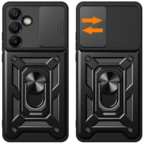 Чохол NOX Camera Slide Samsung Galaxy S24 FE, CamShield Slide, чорний