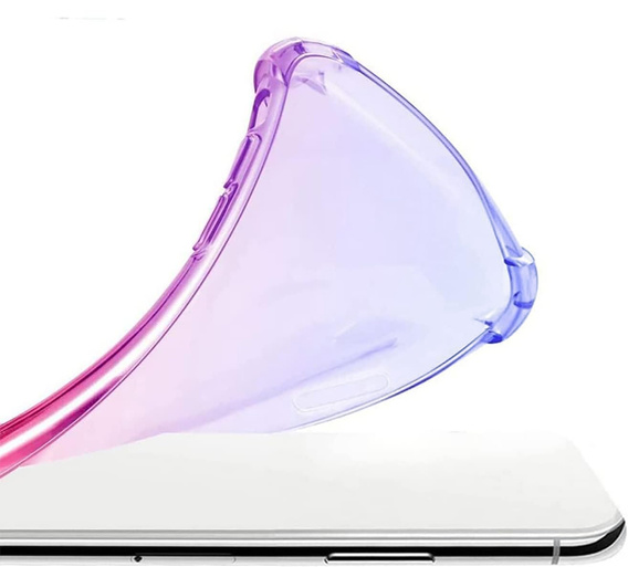 Чохол для Oppo A80, Gradient Dropproof, Фіолетовий / синій