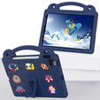 Детский чехол для iPad Air 10.9" 2022/2020 (5/4 gen.) / Pro 11" 2022/2021/2020 (4/3/2 gen.), Cute Patterns, с подставкой, темно-синий