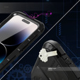 IP68 Водонепроницаемый чехол для iPhone 14 Pro, SHELLBOX MagSafe, чёрный