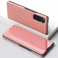 Чехол до Xiaomi Redmi Note 11 / 11S, Clear View, розовый rose gold