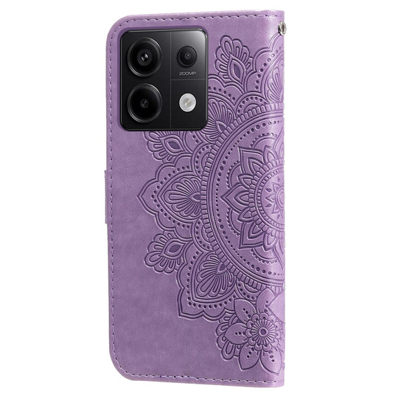 Чохол-книжка для Xiaomi Redmi Note 13 Pro 5G, Mandala, фіолетовий