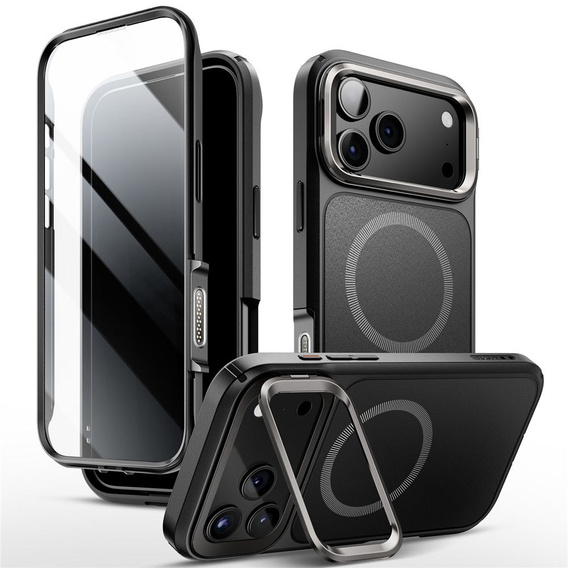 Чохол-сумка для iPhone 17 Pro Max, IBLSN Ares Fip Magsafe, чорний