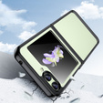 Чехол до Samsung Galaxy Z Flip 5 5G, Fusion Hybrid, прозрачный / черный