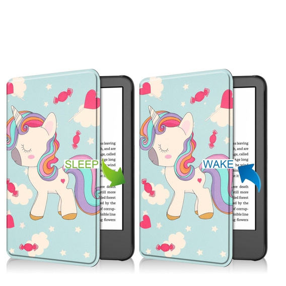 Чехол для Kindle 11, Smartcase, unicorn
