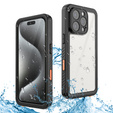 Водонепроницаемый чехол IP68 для iPhone 16 Pro, чёрный