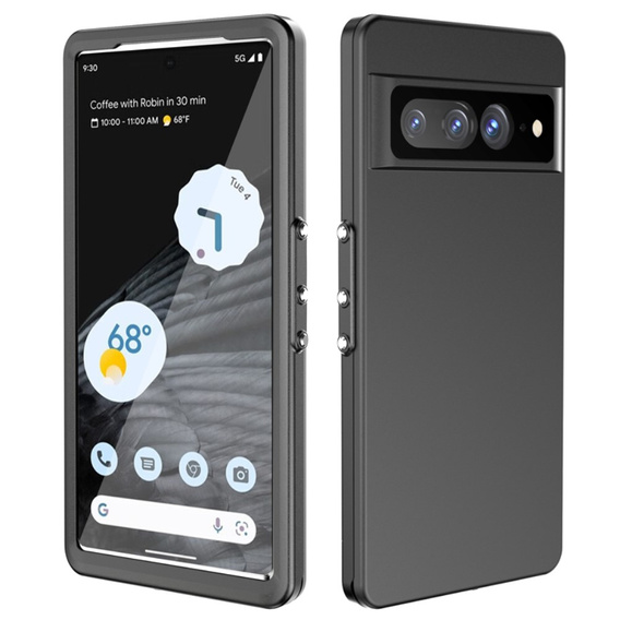 Водонепроницаемый чехол IP68 для Google Pixel 7 Pro, Redpepper, чёрный
