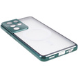 Магнітний чохол Dual Glass MagSafe для Samsung Galaxy S21 Ultra, зелений