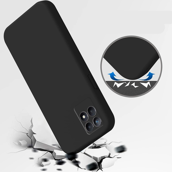 Чoхол до Realme 8i, Silicone Lite, чорний