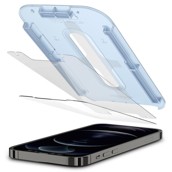 Загартоване скло SPIGEN для iPhone 12 / 12 Pro, Glas.TR EZ Fit