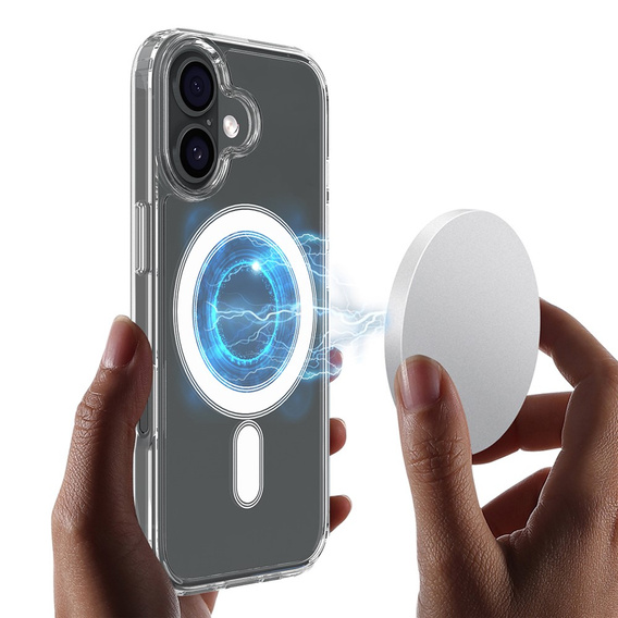 Чохол для iPhone 17, для MagSafe, прозорий
