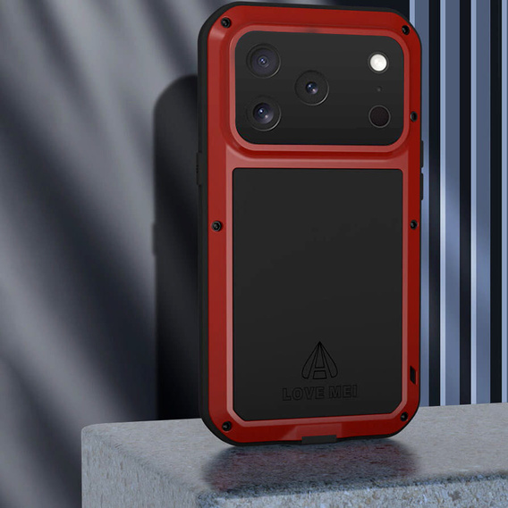 Бронированный чехол с закаленным стеклом для iPhone 17 Pro