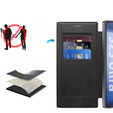 Откидной чехол для Samsung Galaxy S25 Ultra, RFID Rhombus Wallet MagSafe CamShield, чёрный