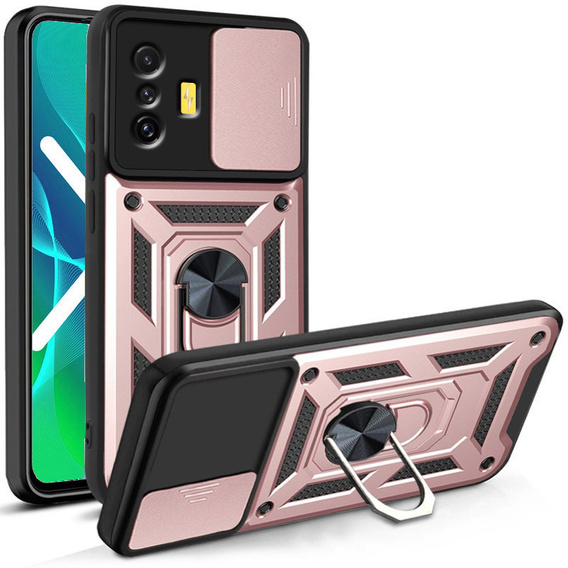Чохол NOX Camera Slide Xiaomi Poco F4 GT, CamShield Slide, рожевий rose gold