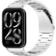 Стальной браслет для Xiaomi Smart Band 8 Pro, серебристый