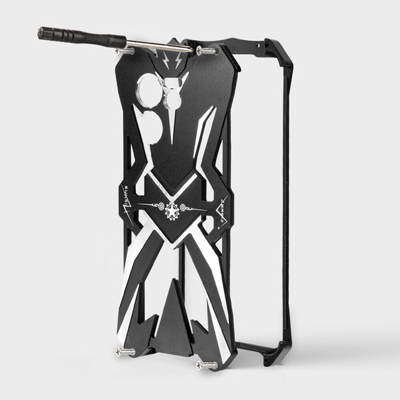 Бронированный чехол для Xiaomi 13T / 13T Pro, Aluminum Alloy, чёрный