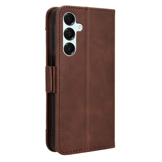 Футляр з клапаном для Samsung Galaxy A16, Card Slot, коричневий