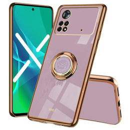 Чoхол до Xiaomi Poco X4 Pro 5G, Electro Ring, фіолетовий