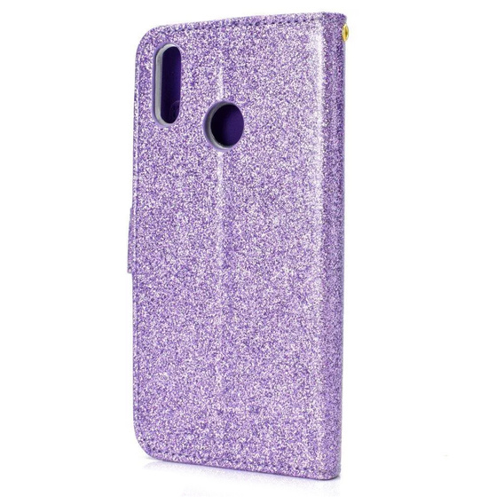 Чохол-книжка для Huawei P Smart 2019 / Honor 10 Lite, Glitter Mirror Wallet, фіолетовий