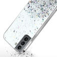 Чехол до Samsung Galaxy S21+ Plus, Glittery, прозрачный