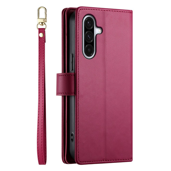 Флип-кейс Wallet Zipper Pocket для Samsung Galaxy A17 5G, Wallet Zipper Pocket, красный