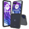 Чехол до Motorola Razr 50 Ultra, Fusion Hybrid, прозрачный / черный