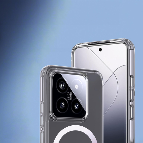 Чохол для Xiaomi 14T Pro, Fusion Hybrid, для MagSafe, прозорий
