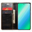 Откидной чехол для Samsung Galaxy S23, ERBORD Waxy Wallet, коричневый