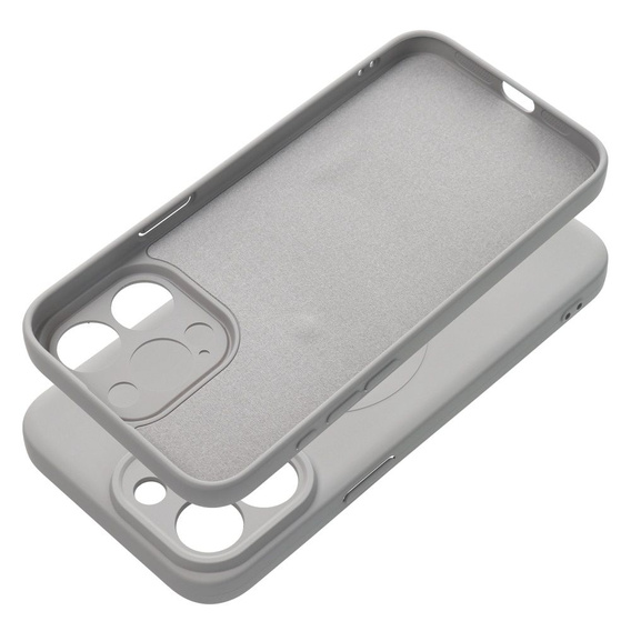 ERBORD Силіконовий чохол для iPhone 15 Pro Max, титановий сірий