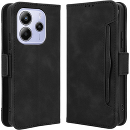 Футляр з клапаном для Xiaomi Redmi Note 14 4G, Card Slot, чорний