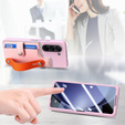 Чохол для Samsung Galaxy Z Fold 5 5G, з підставкою, склом та стилусом, шкіряний, чорний
